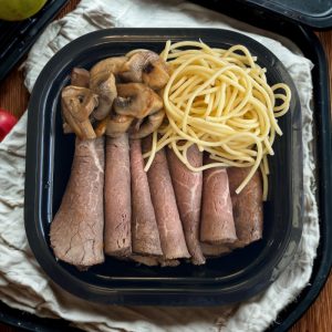 ternerasadaconpastaychampiñones